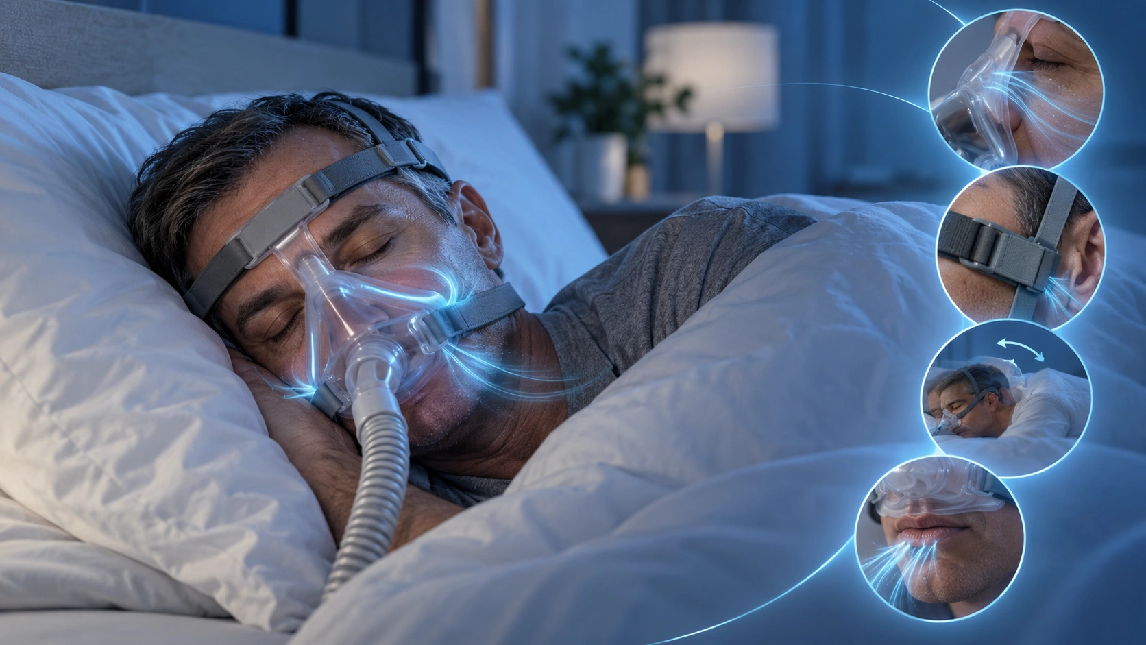 چه کارهایی ممکن است باعث بدتر نشتی ماسک CPAP شود؟