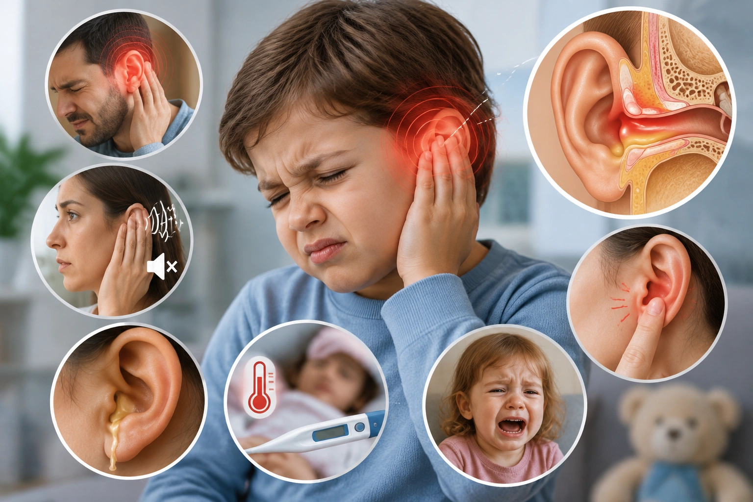 علائم احتمالی عفونت گوش
