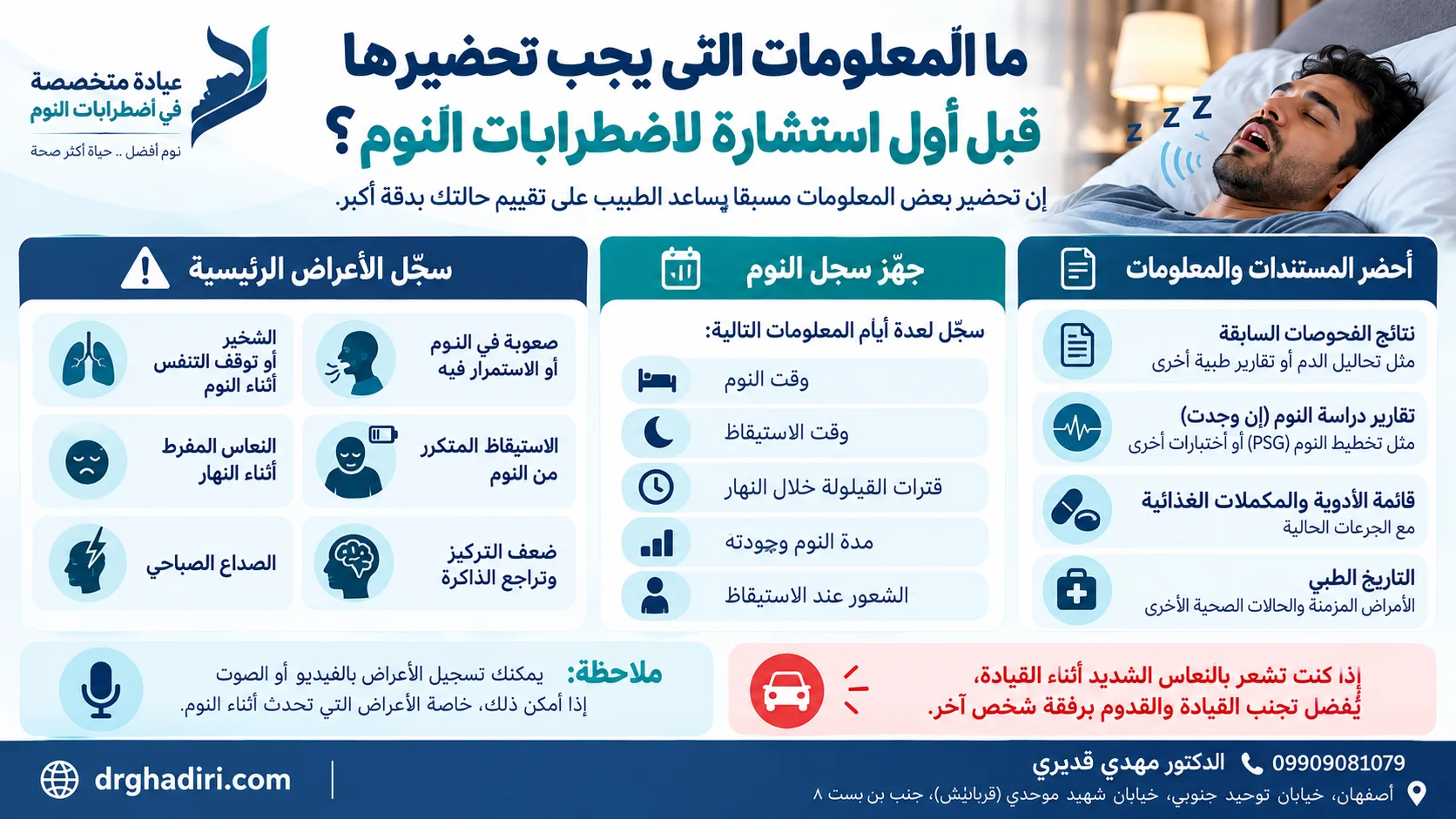 الشخير مع توقف التنفس: ما العلامات التي نسجلها قبل مراجعة الطبيب؟